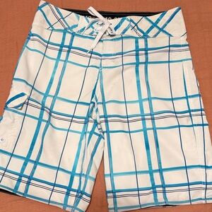 Mossimo Plaid Swim Trunks size 32